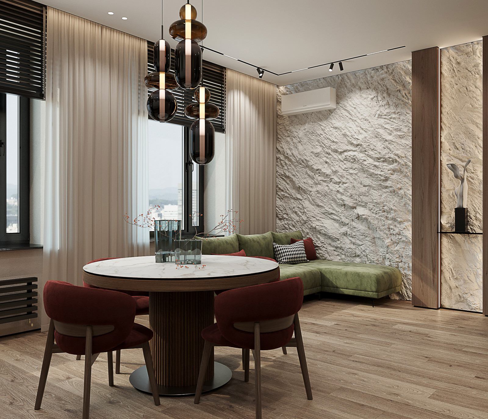 2025г. Проект квартиры 84 м2 в ЖК "Чикаго"