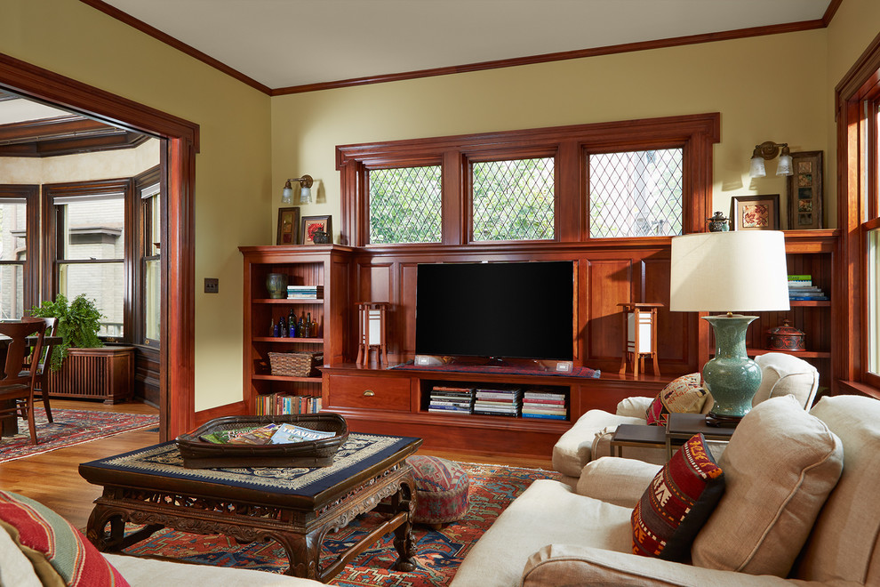 Whittier Foursquare - Traditional - Family Room - Minneapolis - by ...