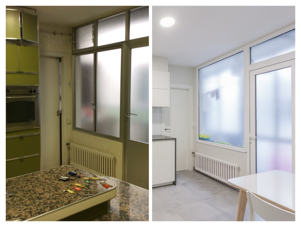 EL ANTES Y EL DESPUES DE UN PISO DE LOS AÑOS 70