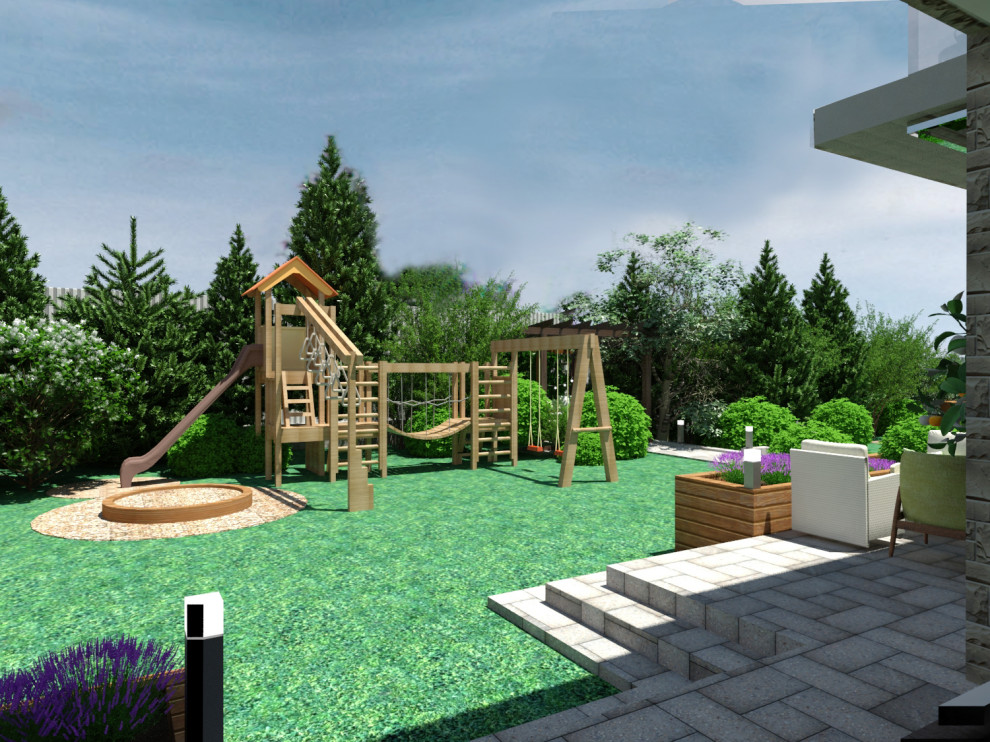 Благоустройство участка, в р-не п. Соловей ключ