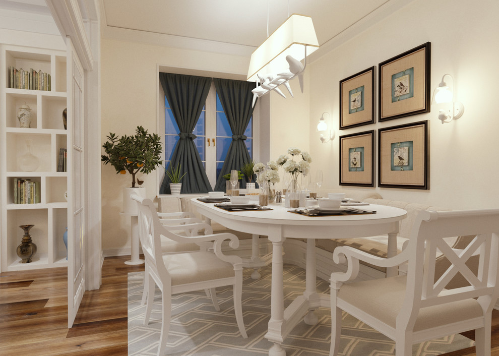 3D Визуализация. Уютная гостиная с ободеной зоной