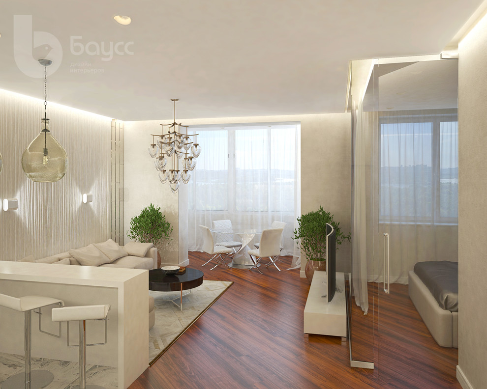 Проект "СВЕТЛЫЙ". Квартира-студия 54 кв. м