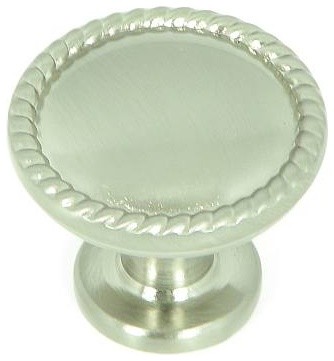 Stone Mill Hardware -Palermo The Satin Nickel Newport Cabinet 1 1/4" Knob