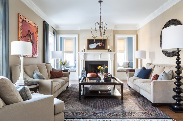 Eclectic Mix traditional-living-room