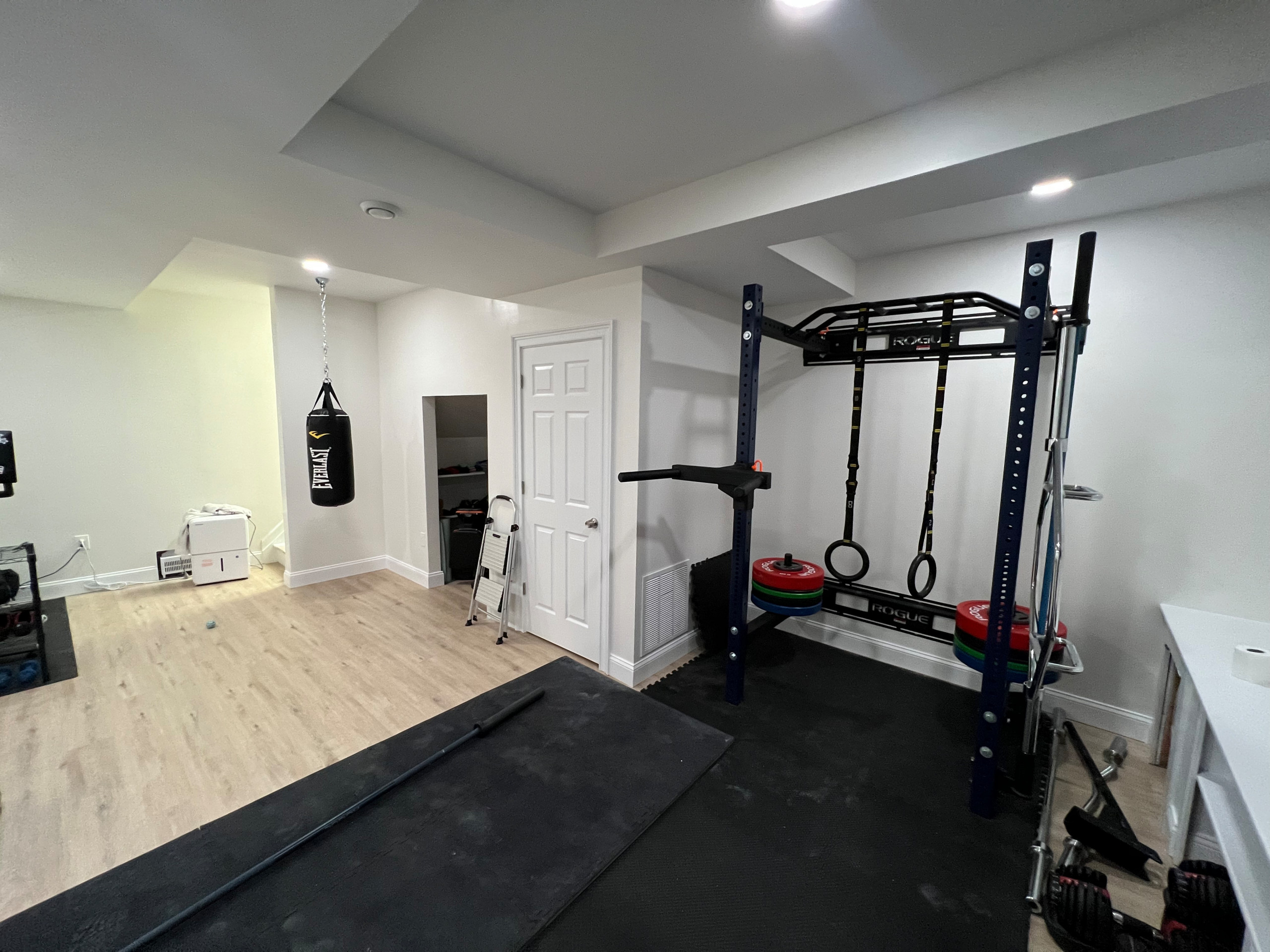 Fitness Room and Basement Remodel - Chatham, NJ