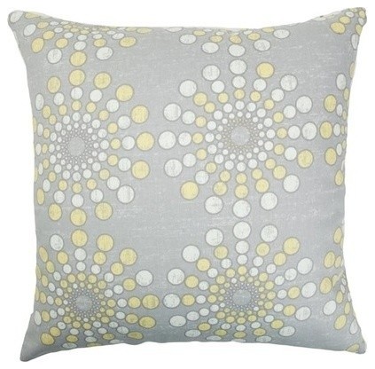 Laidley Dot Pillow Canary 18"x18"