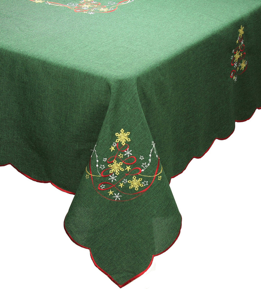 Magical Christmas Collection Christmas Tablecloth - Contemporary -  Tablecloths - by Xia Home Fashions | Houzz