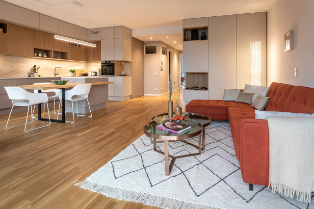 Interior Design per un Appartamento moderno e accogliente modern-wohnzimmer
