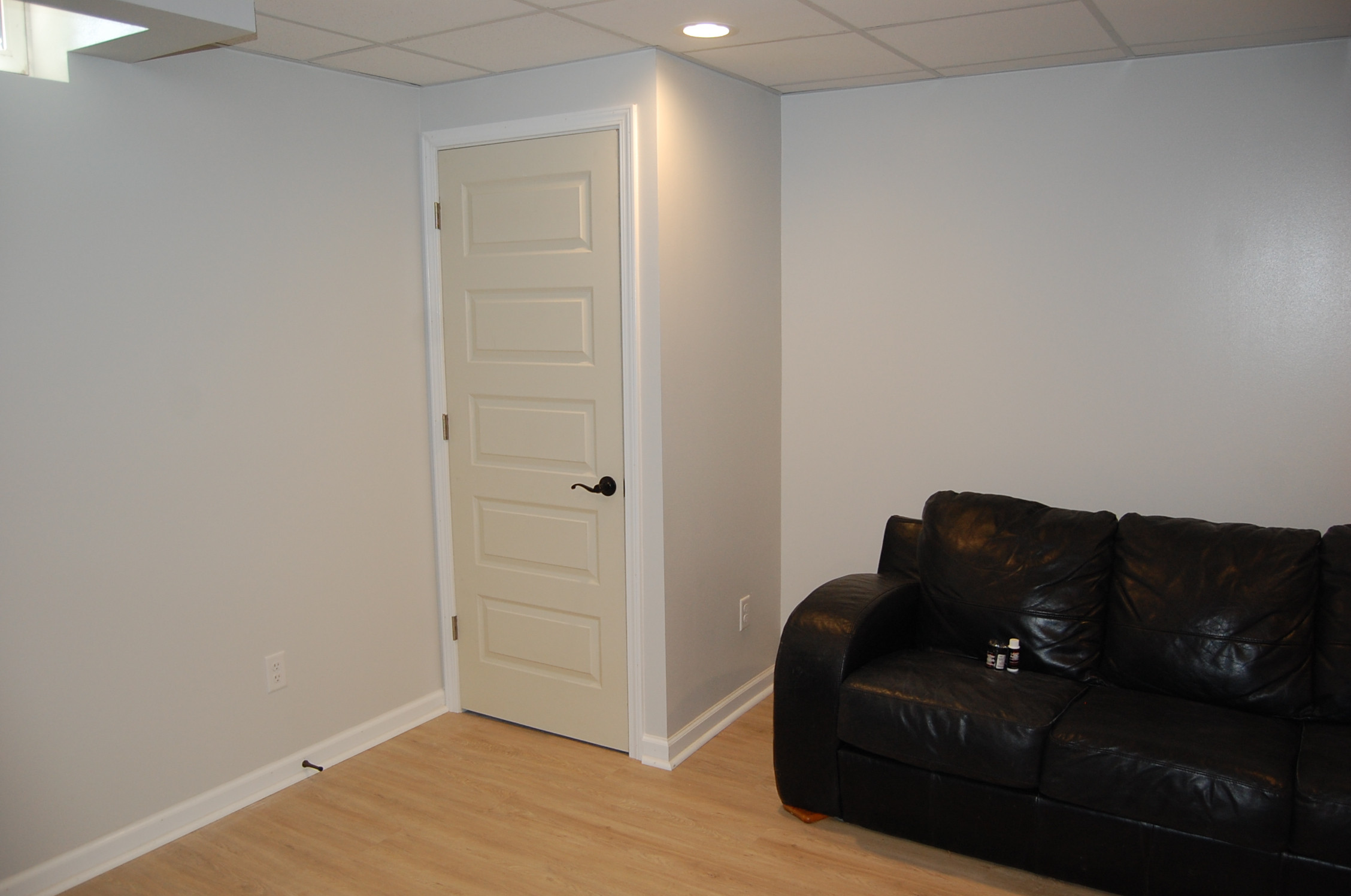 Basement office and work out area