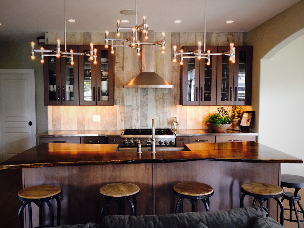 live edge walnut countertop - modern - philadelphia - by