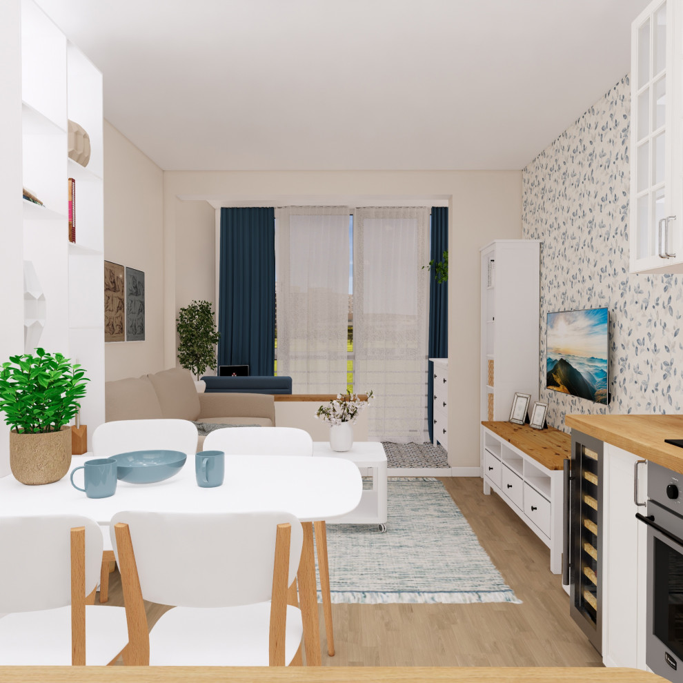 Двухкомнатная квартира 60 м2