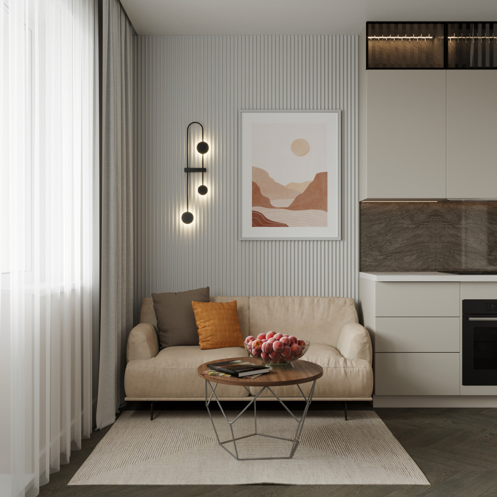 Кухня в  стиле минимализм