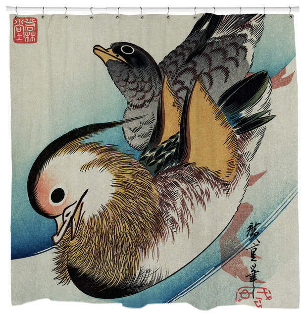 Mandarin Ducks Shower Curtain