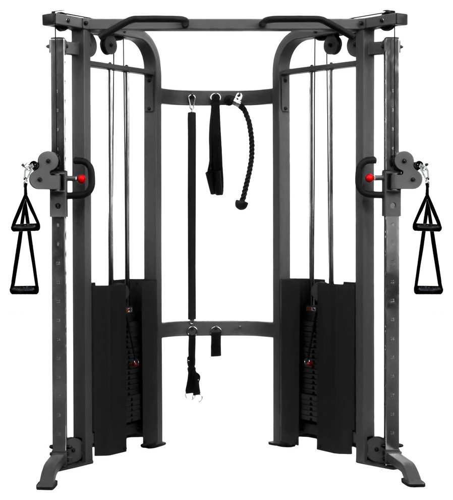 XMark Fitness Functional Trainer Cable Machine With Dual 200 lb. Weight