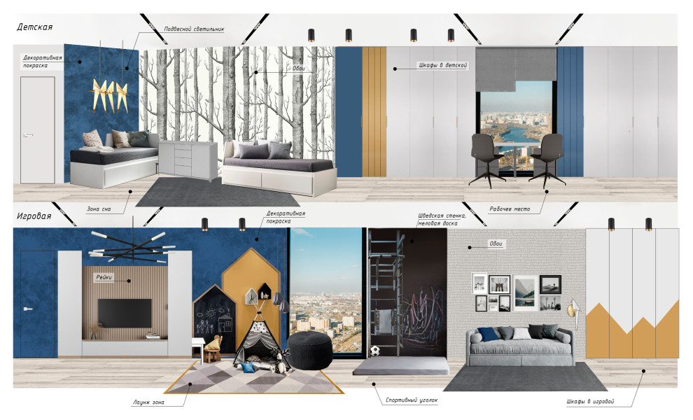 Коллажи к проекту ЖК ЗилАрт