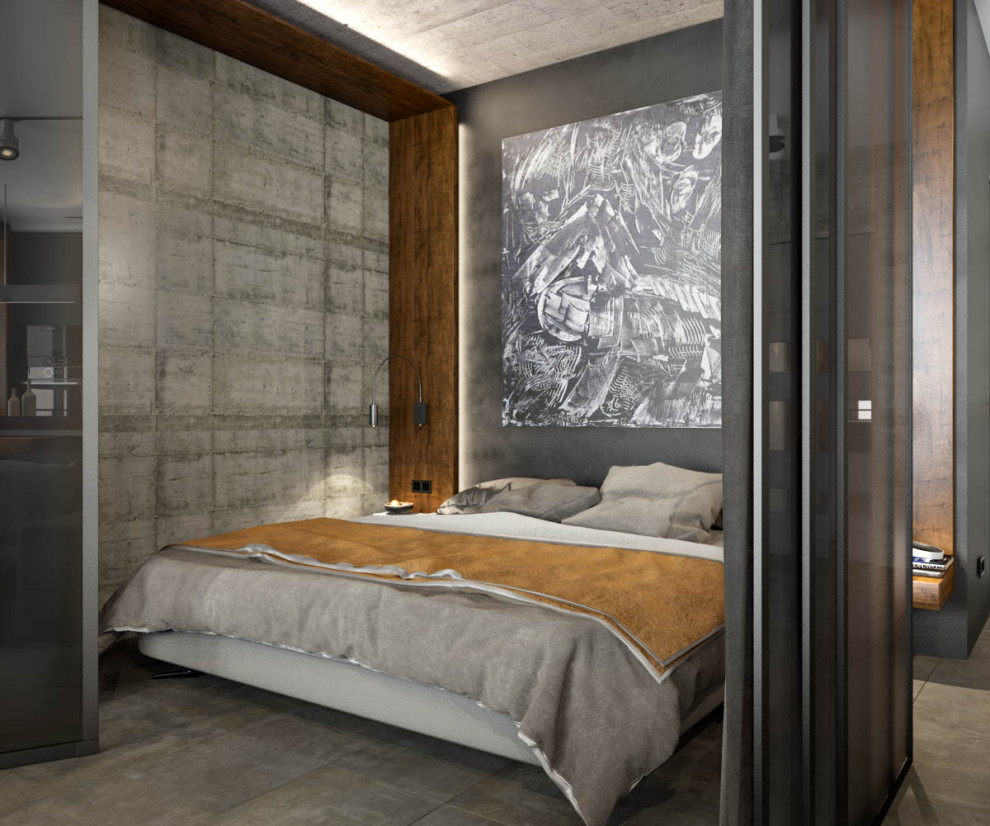 Лофт с элементами индустриального стиля