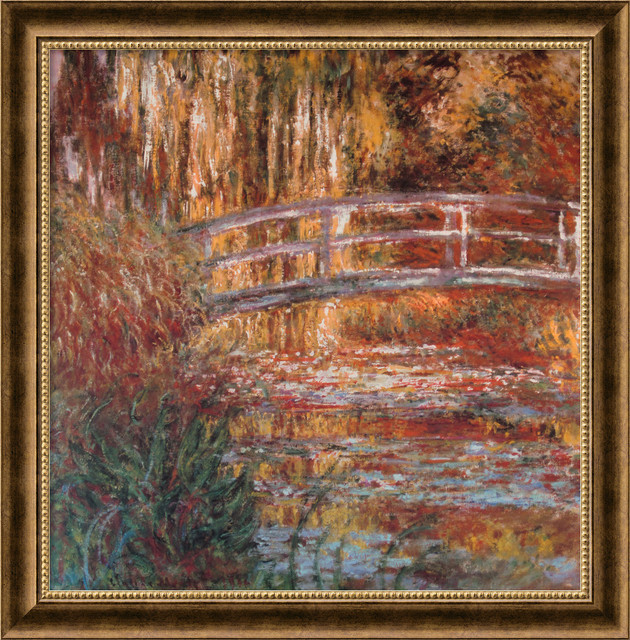 The WaterLily Pond, 1900 Framed Print by Claude Traditional