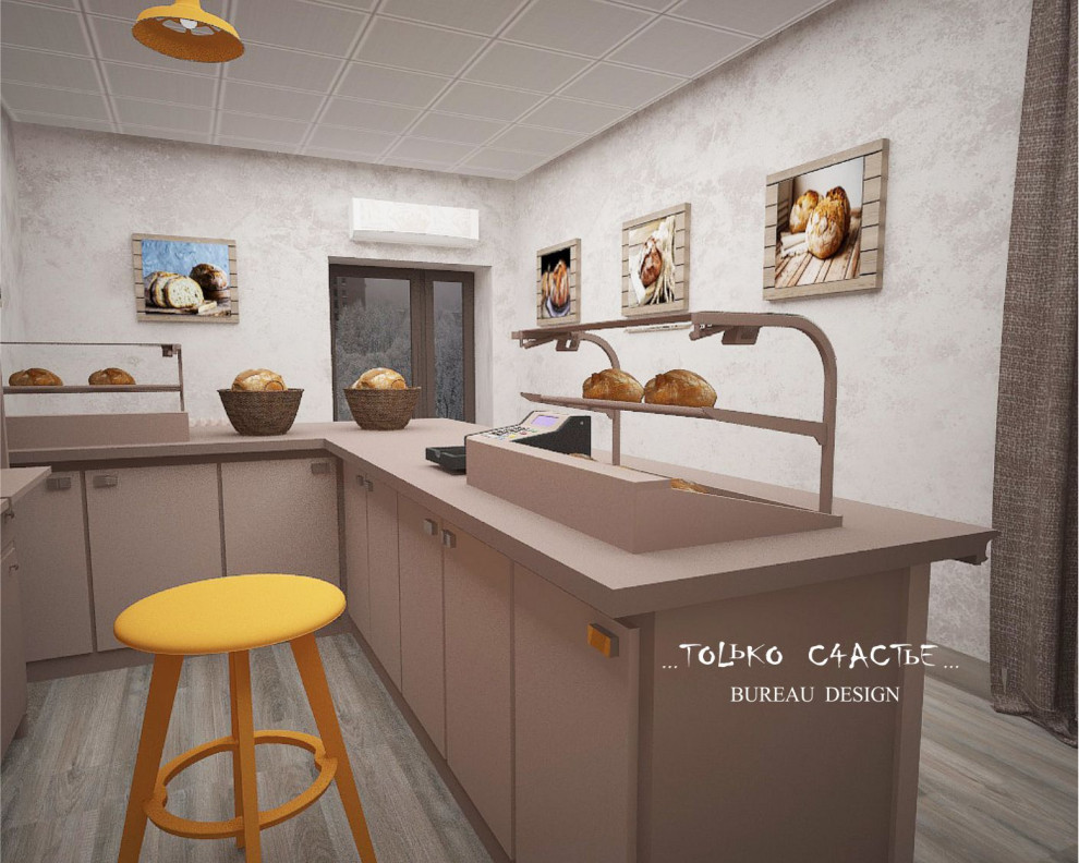 дизайн интерьера, дизайн пекарни