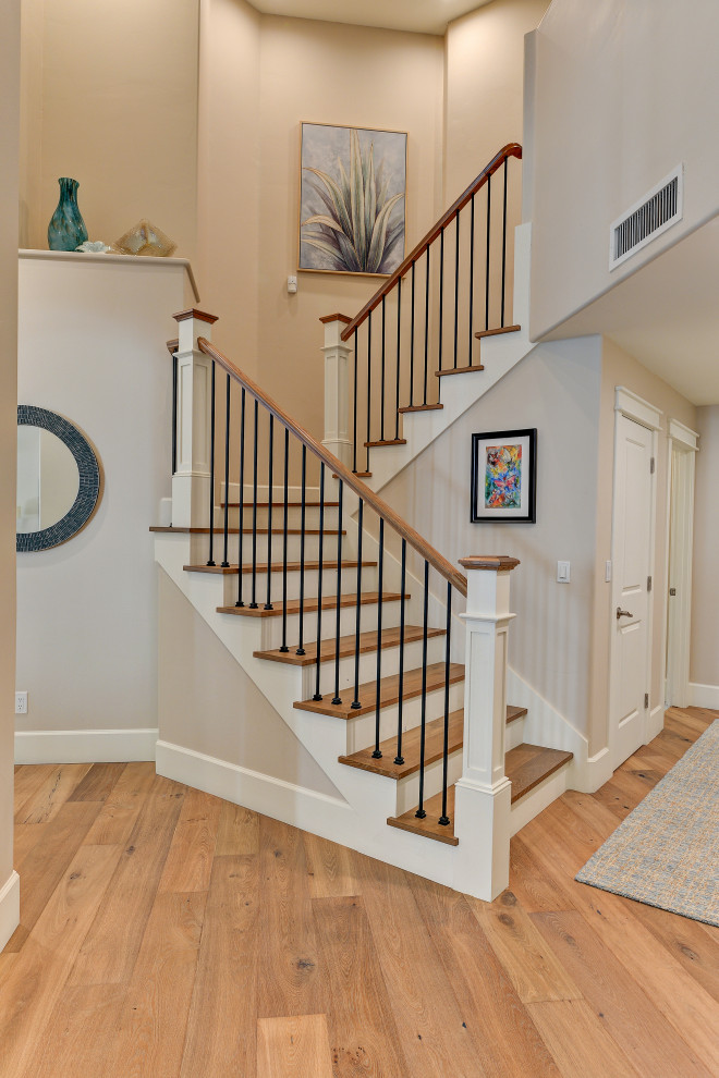 Inspiration for a transitional home design remodel in Phoenix