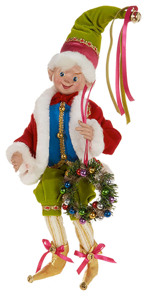 RAZ Imports Happy Hollydays 30 Posable Elf