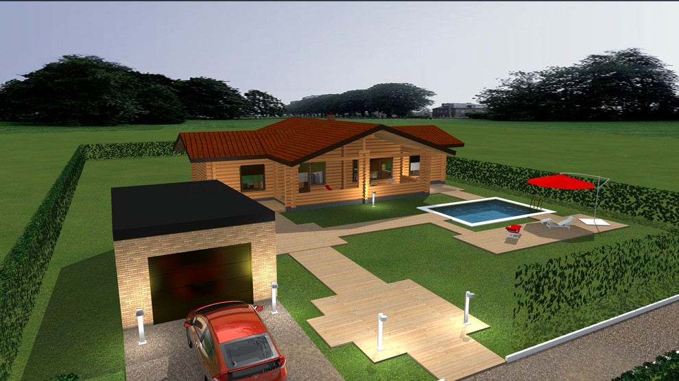 Коттедж. Сруб.