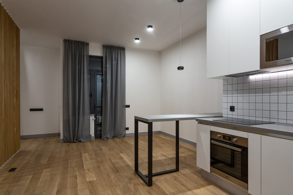 Минималистическая студия в Сколково