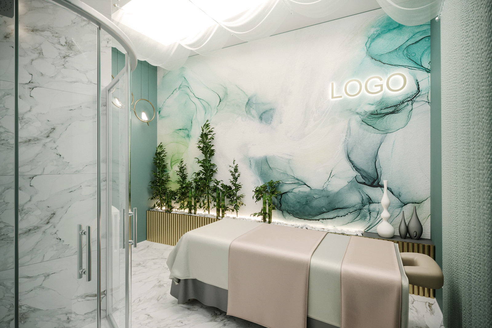 Амазонка. Салон красоты / Визуализации.