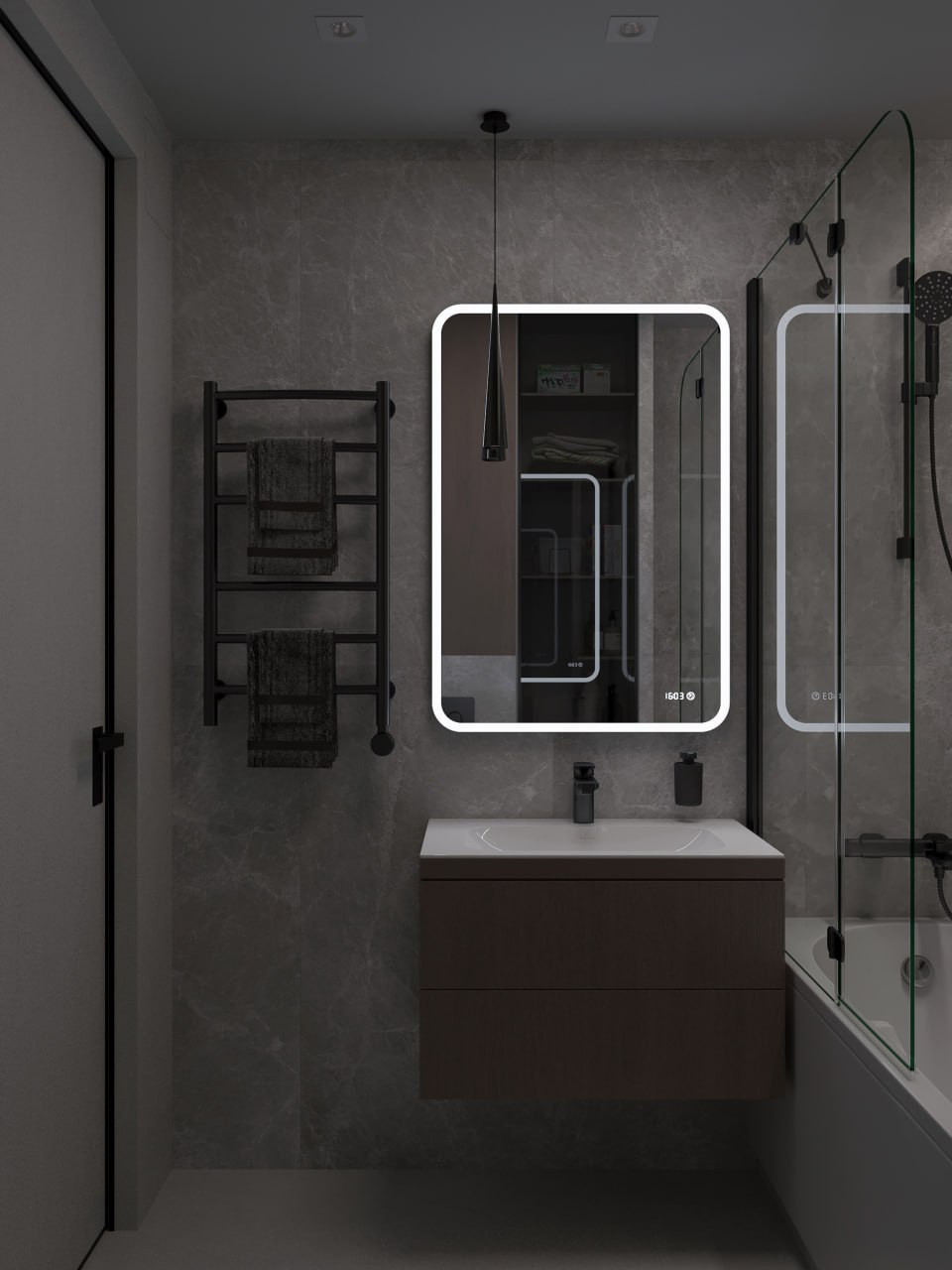 Однокомнатная квартира в стиле минимализм