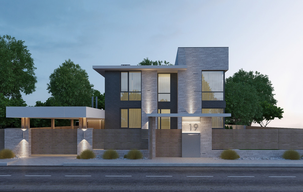 Современный дом из ригеля