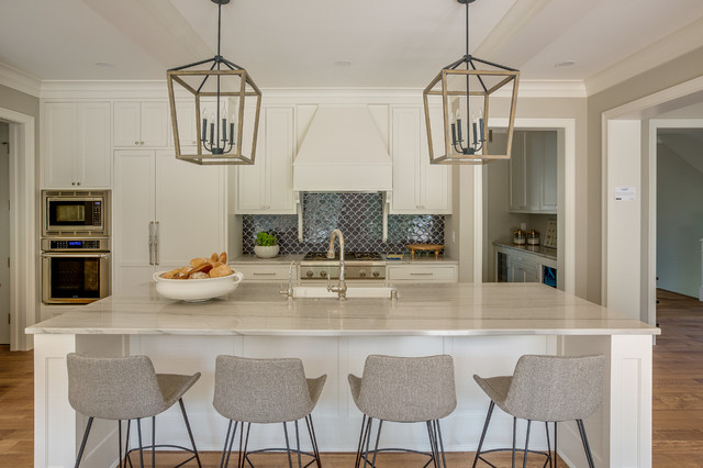 Transitional Kitchen nyklassisk-koekken