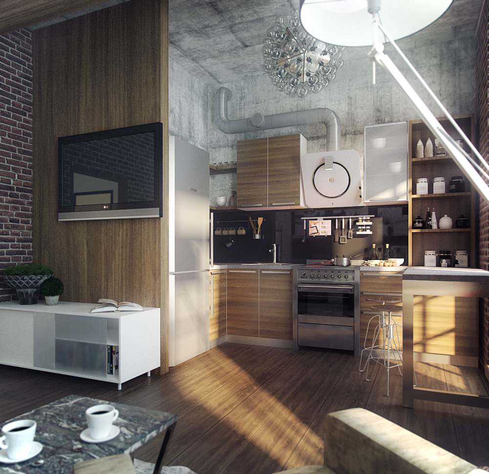 Стилизованный лофт