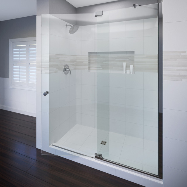 Cantour Frameless Shower Door Fits 36 06 42 Contemporary