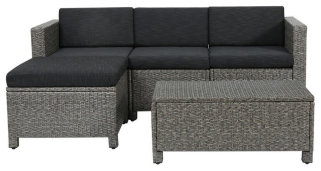 outdoor black sectional