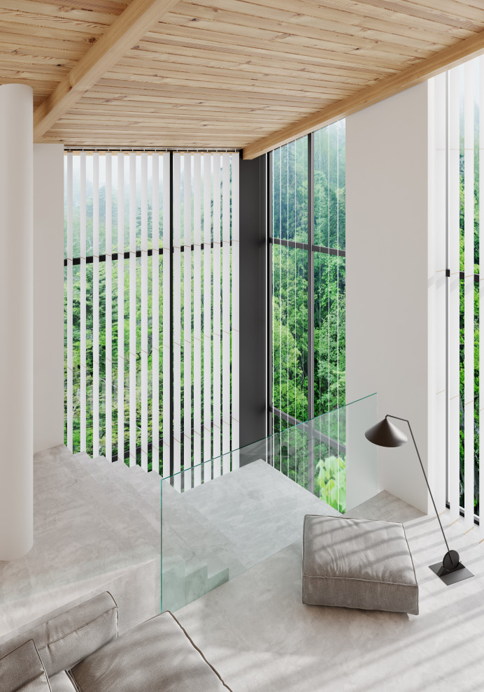 Дом с нестандартными окнами