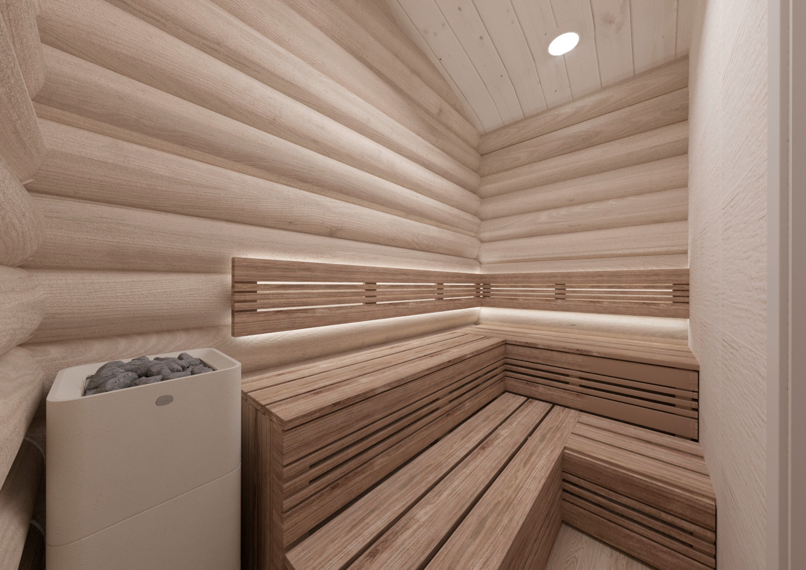 Дизайн интерьера в доме-срубе