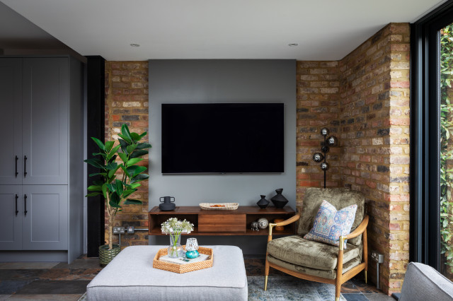 Family Hub Contemporary Living Room London by Studio JKL