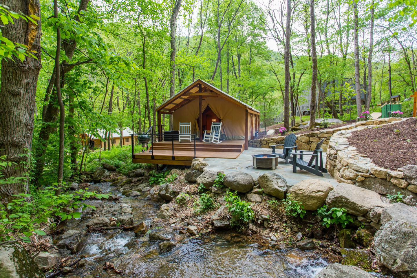 Glamping at Crabtree Falls