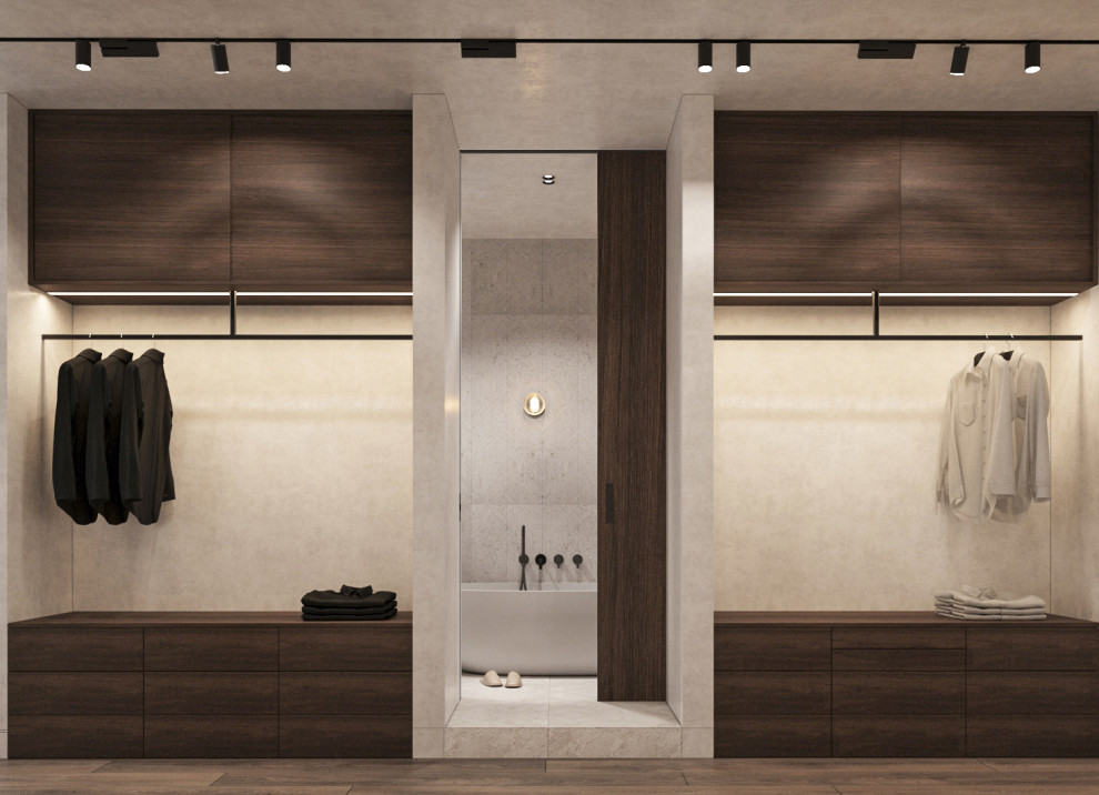 Брутальная квартира для семьи с ребенком