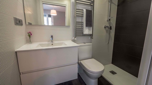 &Aacute;tico en Deba coastal-bathroom