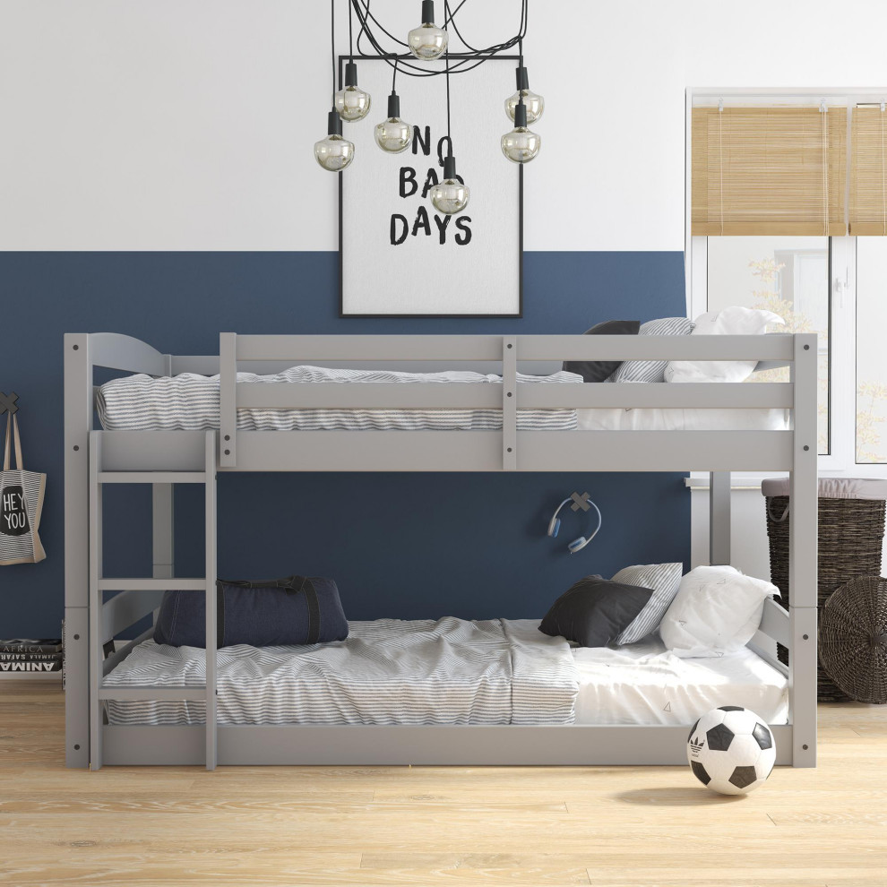 Atwater Living Aaida FullOverFull Floor Bunk Bed Transitional