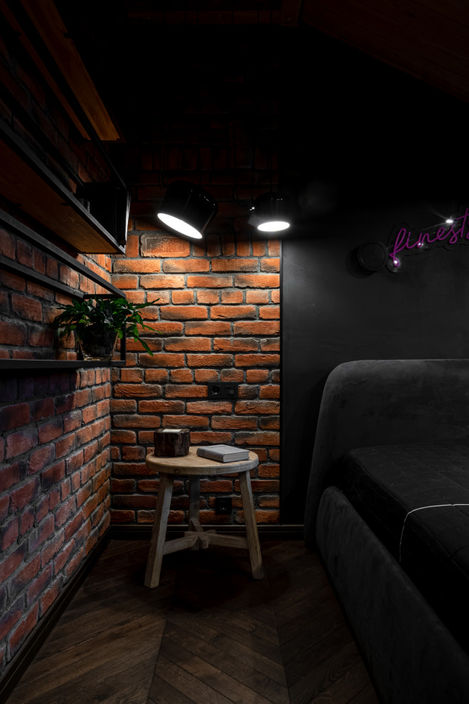 Фрагмент спальни на мансарде