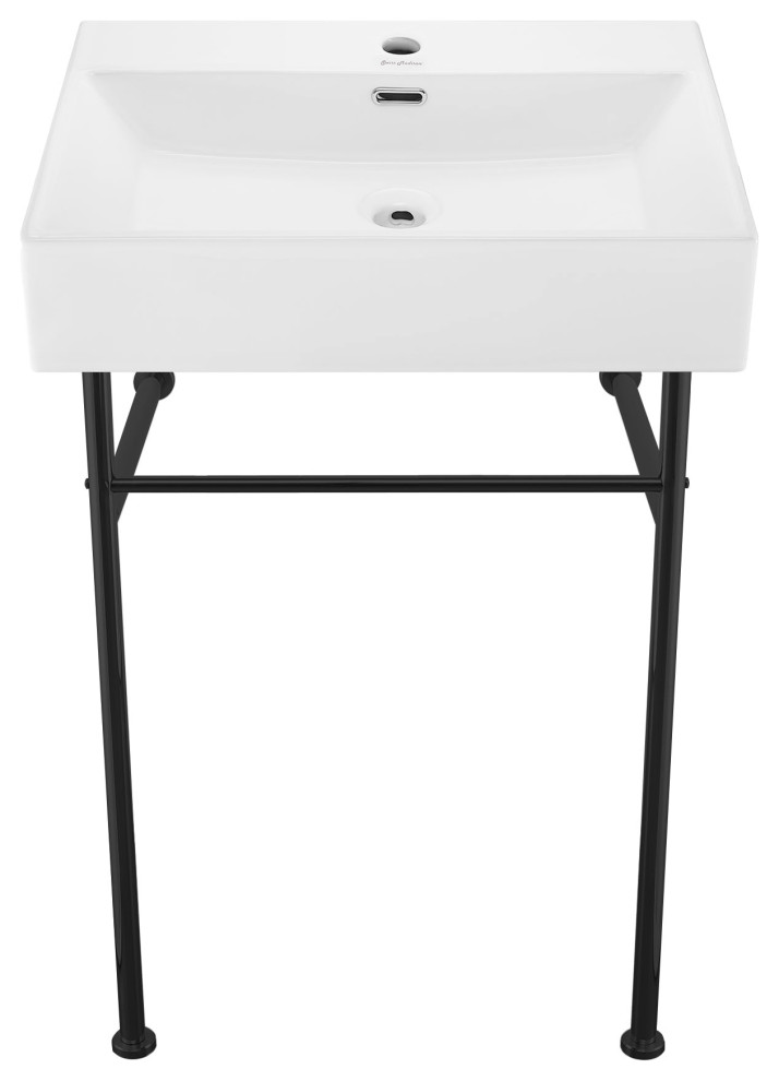 Swiss Madison Claire 24 Console Sink Transitional Bathroom Sinks