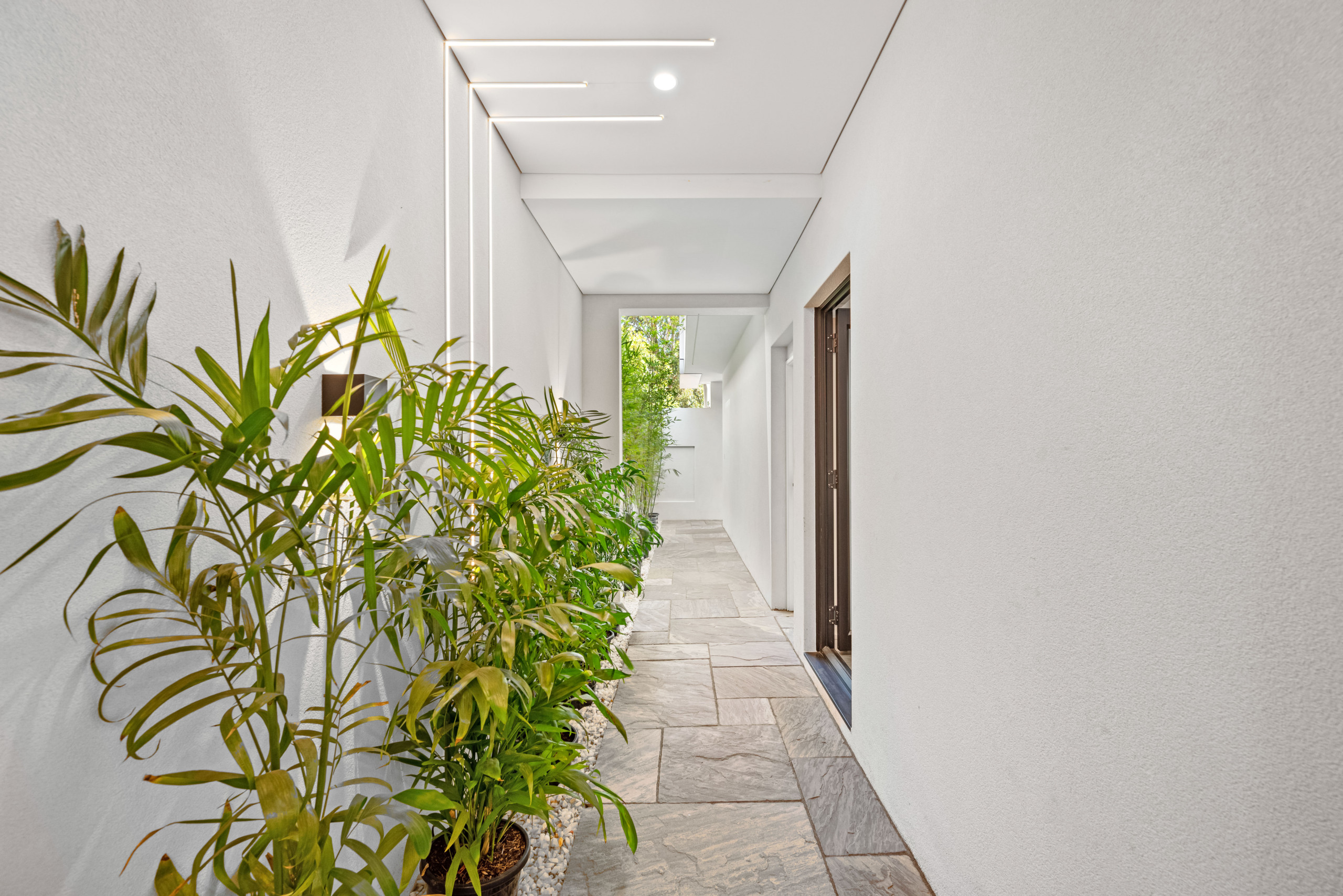 Example of a trendy hallway design in Perth