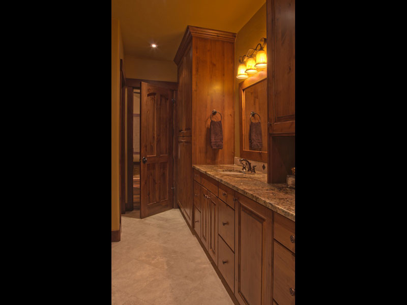 Inspiration for a rustic home design remodel in Denver