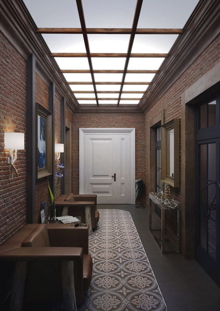 Визуализация интертера в американском стиле