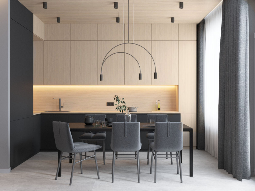 Аскетичный каркасный дом