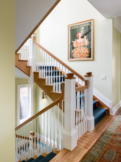Denver Custom Home - Brick, Classic classique-escalier