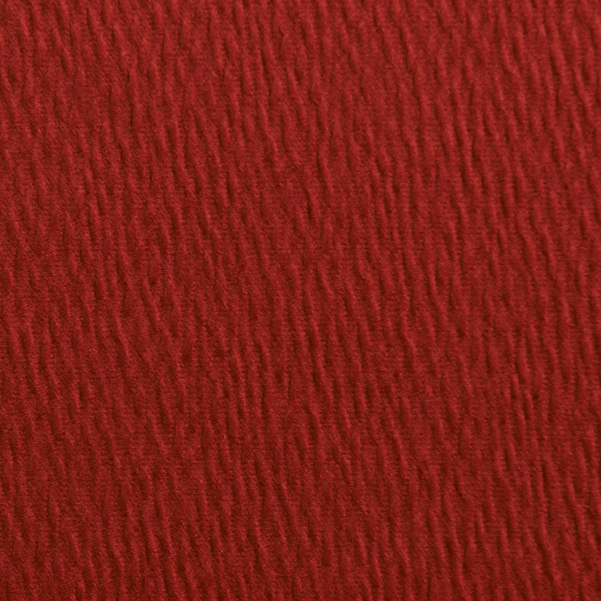 Brick Red Solid Ripple Texture Look Upholstery Fabric By The Yard