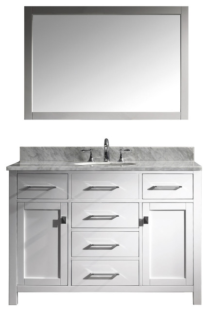 Caroline Bathroom Vanity, 48 - Transitional - Bathroom Vanities And ...