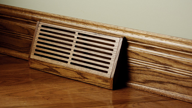 3d Red Oak Vent Cover Traditional Hall Other By Baird